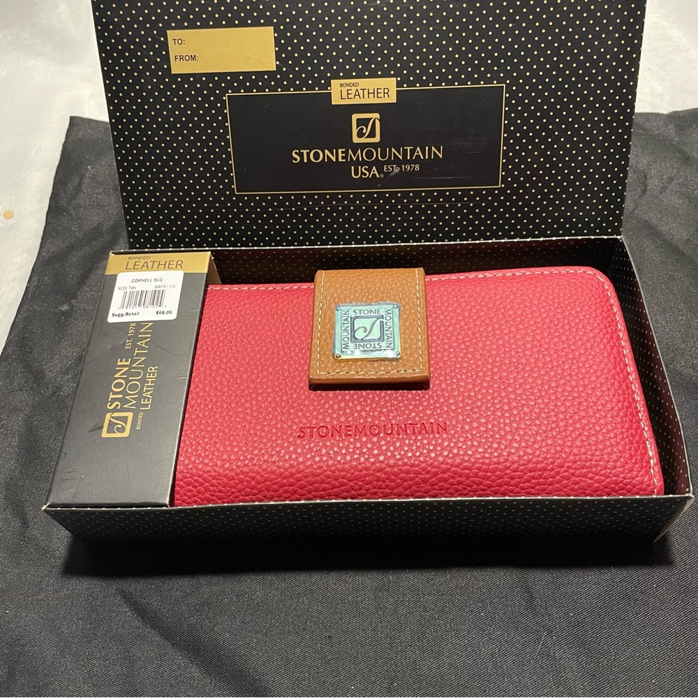 Stone Mountain Cornell SLG Large Ziip Around Wallet, NWT